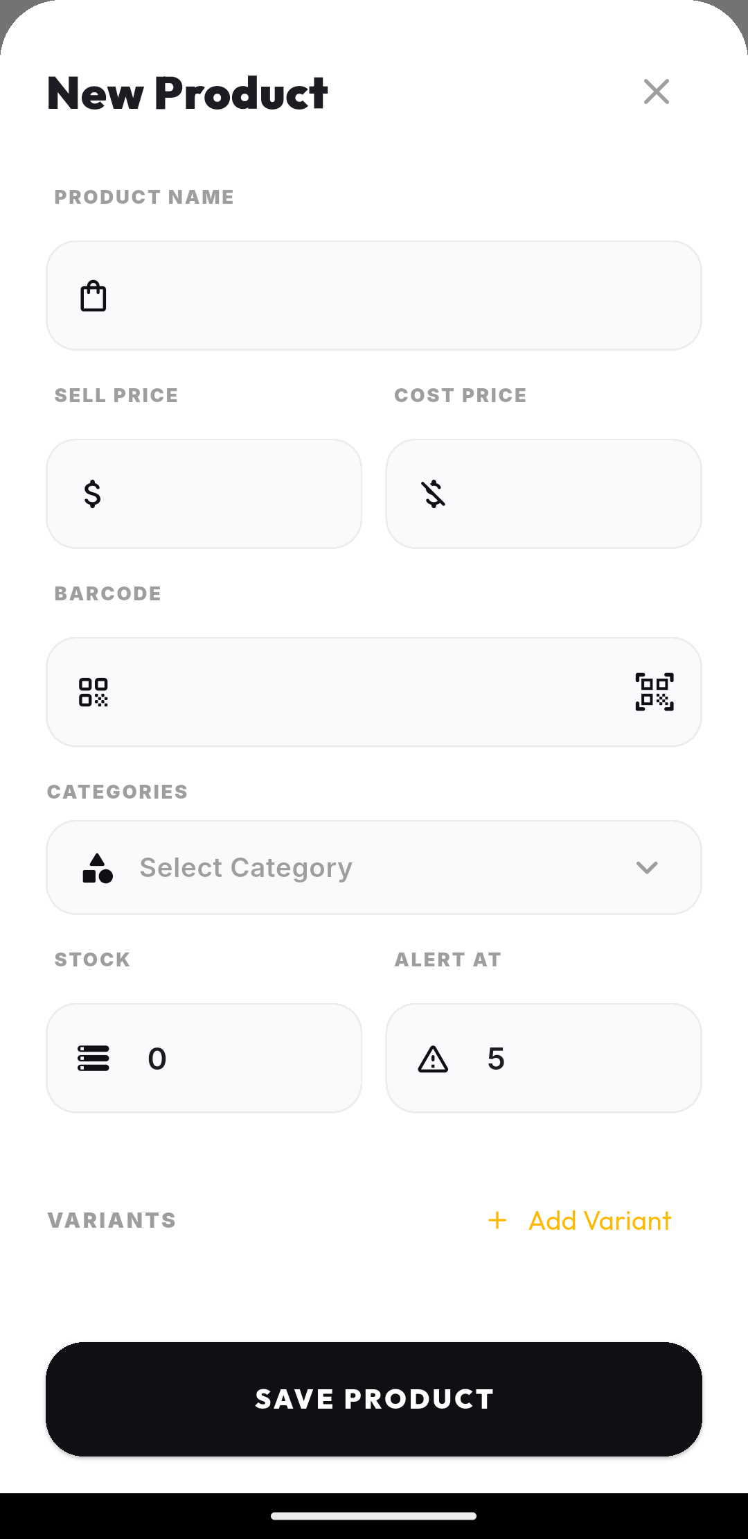 Customers Screen